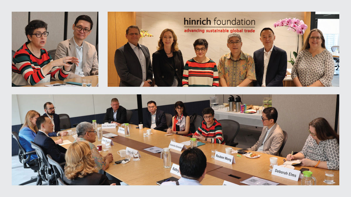Hinrich Foundation Roundtable with Arancha Gonzalez collage