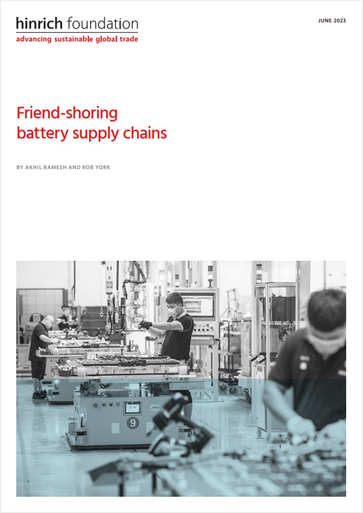 Friend-shoring battery supply chains