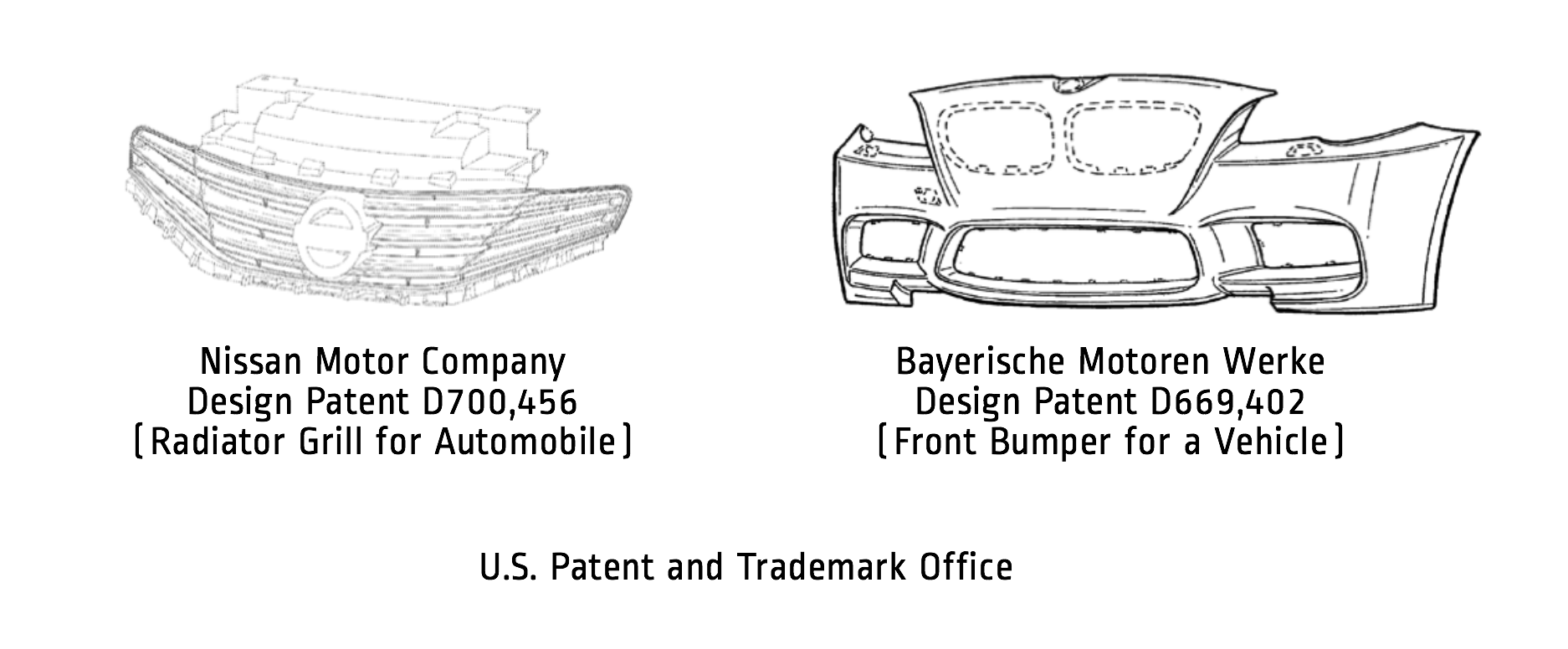 nissan-and-bmw-design-patents